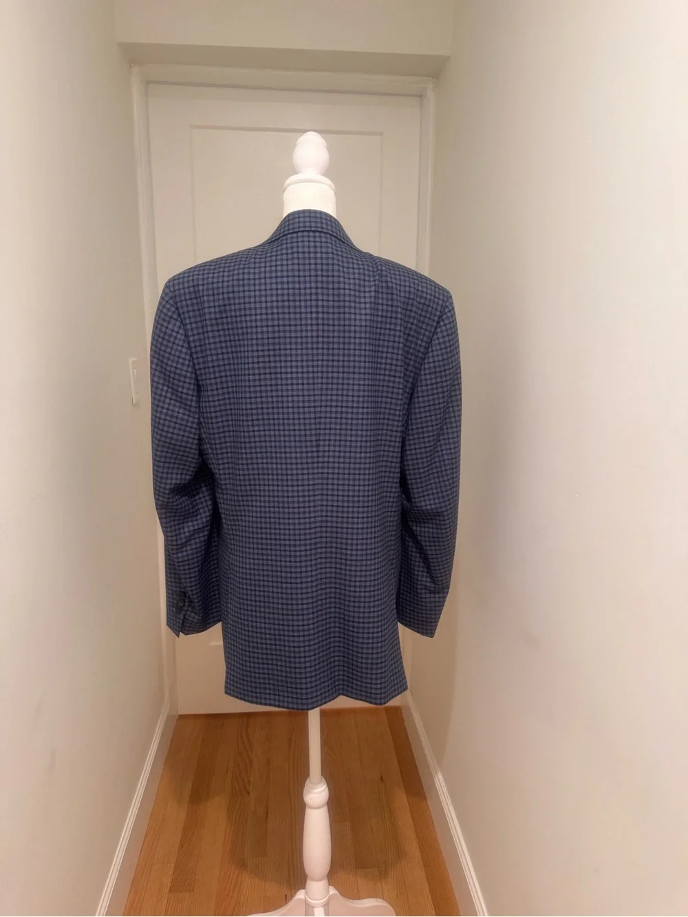 Canali Navy Micro-Check Sport Coat